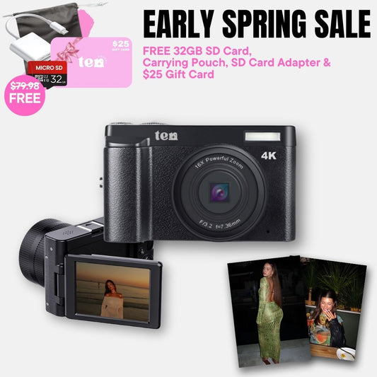 Snap'd® Max Retro 4K Digital Camera